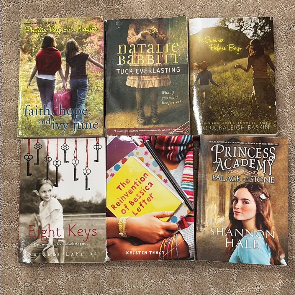 6 Middle School level novels